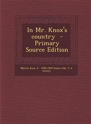 In Mr. Knox's Country,1287873111,9781287873112