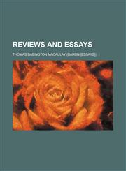 Reviews and essays,1232164801,9781232164807