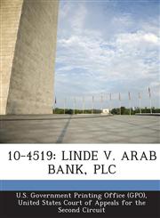 10-4519 Linde V. Arab Bank, Plc,1293021644,9781293021644