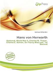 Hans von Herwarth,6138025490,9786138025498
