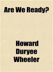 Are We Ready?,1151897698,9781151897695