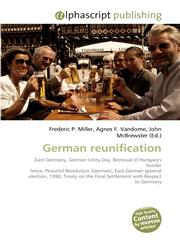 German reunification,6130276745,9786130276744