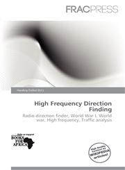 High Frequency Direction Finding,6137234622,9786137234624