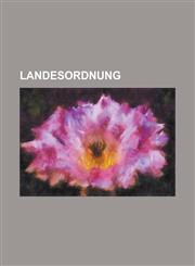Landesordnung,1234288095,9781234288099
