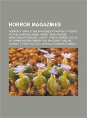 Horror Magazines The Magazine of Fantasy,1156127882,9781156127889