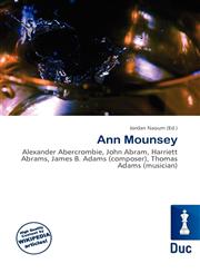 Ann Mounsey,6135780298,9786135780291