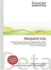 Warpaint Live,6133647183,9786133647183