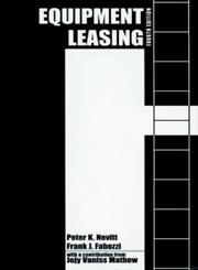 Equipment Leasing 4th Edition,188324966X,9781883249663