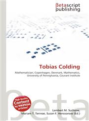Tobias Colding,6131168296,9786131168291