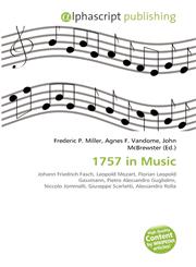 1757 in Music,6134278149,9786134278140