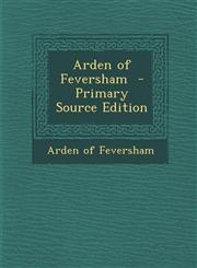 Arden of Feversham - Primary Source Edition,1294639862,9781294639862