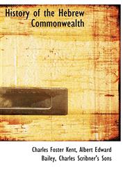 History of the Hebrew Commonwealth,1140572032,9781140572039