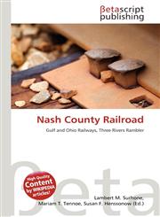 Nash County Railroad,6135071017,9786135071016