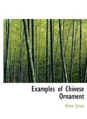 Examples of Chinese Ornament,1140032801,9781140032809