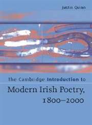 The Cambridge Introduction to Modern Irish Poetry, 1800–2000,0521609259,9780521609258