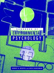 Handbook of Environmental Psychology,0471405949,9780471405948