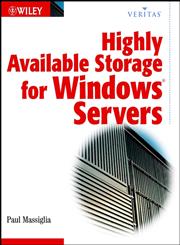 Highly Available Storage for Windows Servers,0471034444,9780471034445