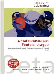 Ontario Australian Football League,6135221086,9786135221084