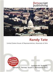 Randy Tate,6134726907,9786134726900