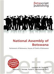National Assembly of Botswana,6135474464,9786135474466
