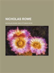 Nicholas Rowe,1151003336,9781151003331