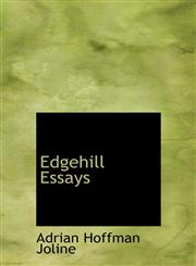 Edgehill Essays,1117349551,9781117349558