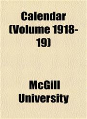 Calendar (Volume 1918-19),1151942839,9781151942838