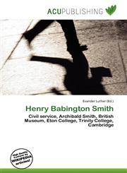 Henry Babington Smith,6136883511,9786136883519
