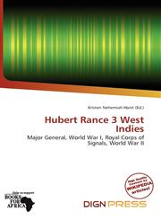 Hubert Rance 3 West Indies,6137233375,9786137233375