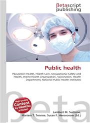 Public Health,6130312318,9786130312312