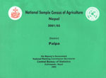 National Sample Census of Agriculture, Nepal, 2001/02 : District - Palpa