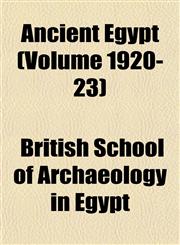 Ancient Egypt (Volume 1920-23),1153354047,9781153354042