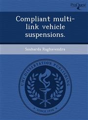 Compliant multi-link vehicle suspensions.,1248961366,9781248961360