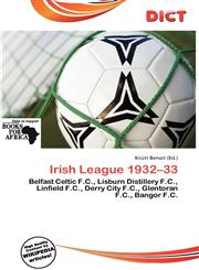 Irish League 1932-33,6137115887,9786137115886