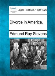 Divorce in America.,1240193580,9781240193585
