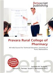 Pravara Rural College of Pharmacy,6132338624,9786132338624