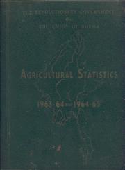 Agricultural Statistics, 1963-64 and 1964-65