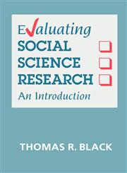 Evaluating Social Science Research An Introduction,0803988532,9780803988538