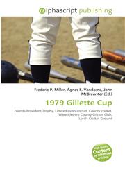1979 Gillette Cup,613423351X,9786134233514