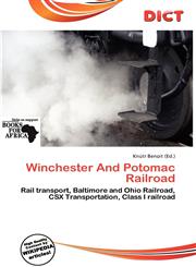 Winchester and Potomac Railroad,6200274398,9786200274397
