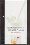 Quality Assessment of Milk and Milk Products,9381450447,9789381450444