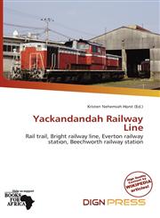 Yackandandah Railway Line,6200788391,9786200788399