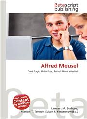 Alfred Meusel,6134848182,9786134848183
