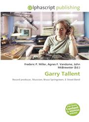 Garry Tallent,6133847468,9786133847460