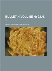 Bulletin  Volume № 92,ч. 1,1236297768,9781236297761