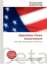 Operation Clean Government,6135324837,9786135324839