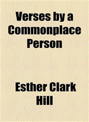 Verses by a Commonplace Person,1154551849,9781154551846