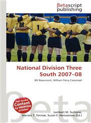 National Division Three South 2007-08,6136154056,9786136154053