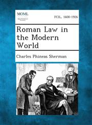 Roman Law in the Modern World,1287347541,9781287347545