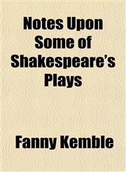Notes Upon Some of Shakespeare's Plays,1154989615,9781154989618